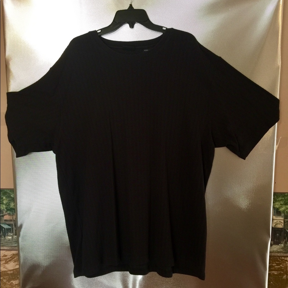 Men's size XL 100% Cotton Ribbed T-shirt